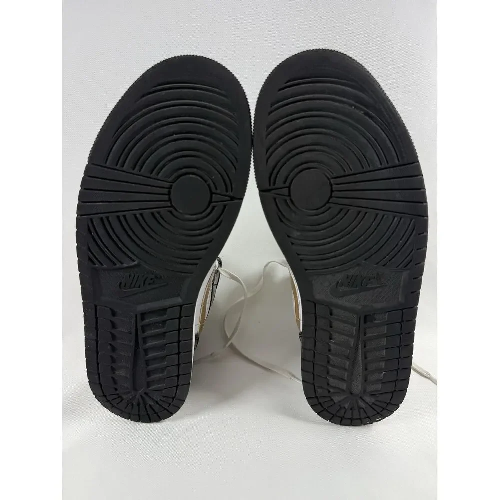 Size 9.5 - Jordan 1 Mid SE Patent Black Gold
